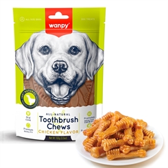 Toothbrush Chews - Chicken Flavor - 100g - Wanpy